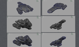 Illustration for article titled You Won't See The Pixels On This 3D-Printed FTL Spaceship